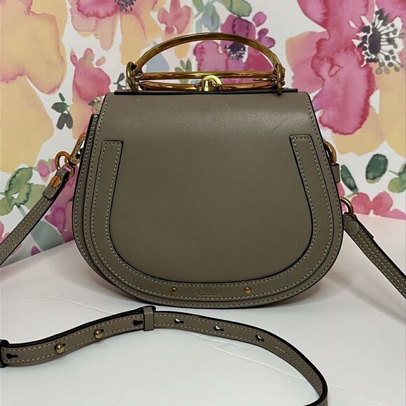 💯Authentic Chloe Nile Grey Small Crossbody Bag🍀 - Picture 3 of 17